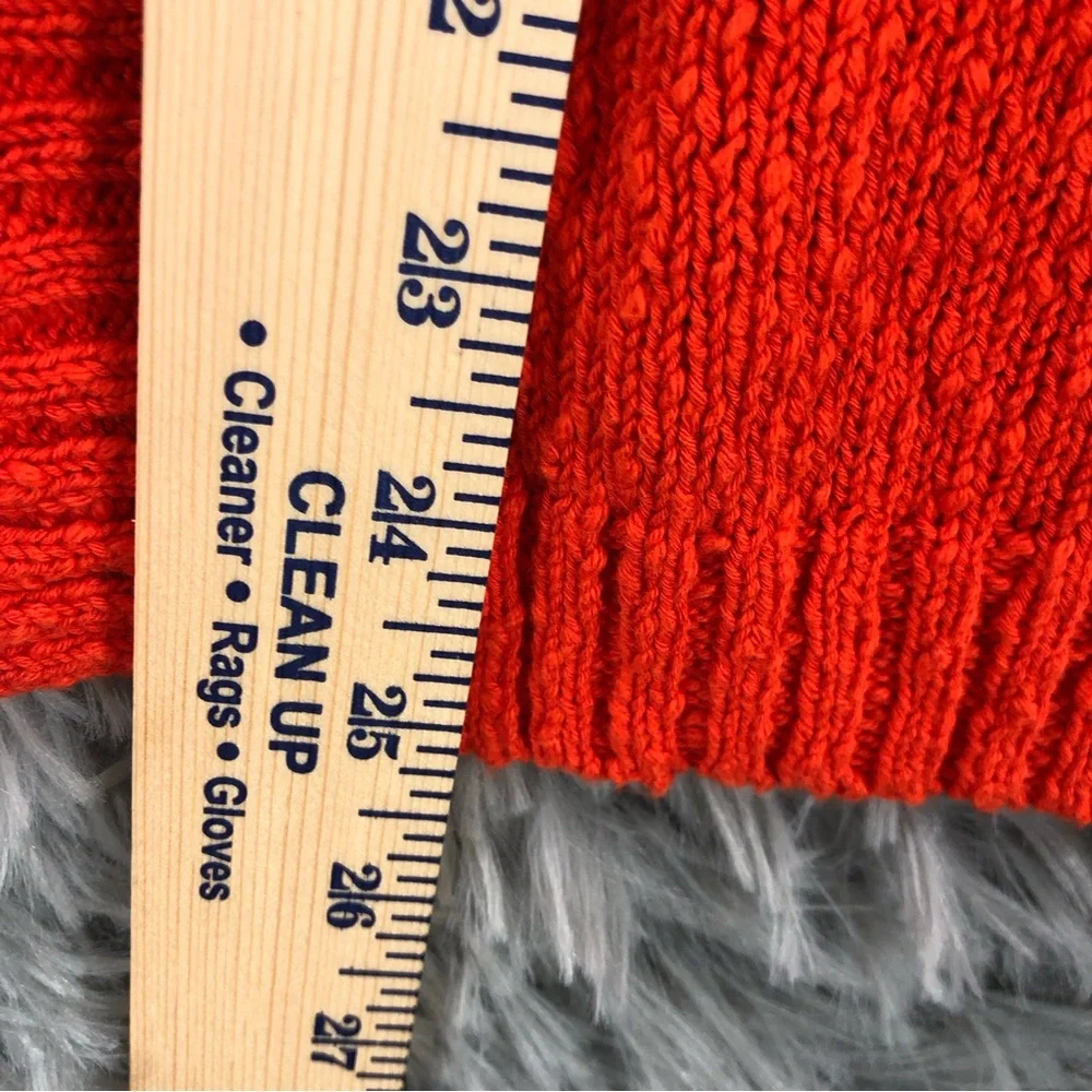 Marled Cardigan Sweater Womens Medium Red Reunited Clothing